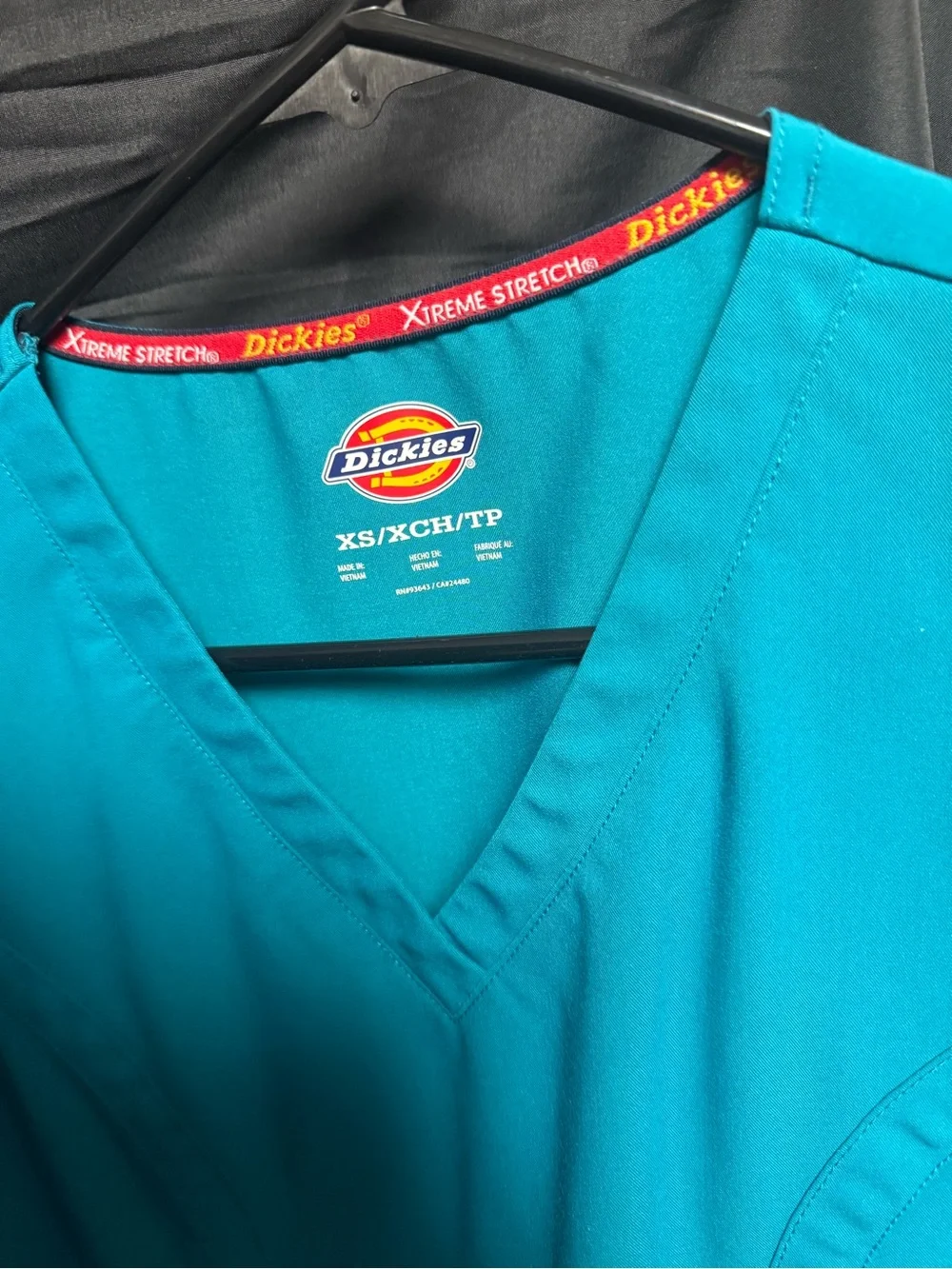 Dickies and Purple Label Teal and Red V-Neck Medical Scrub Sets - Picture 2 of 10